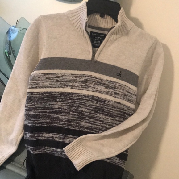 Calvin Klein boys cotton sweater.
